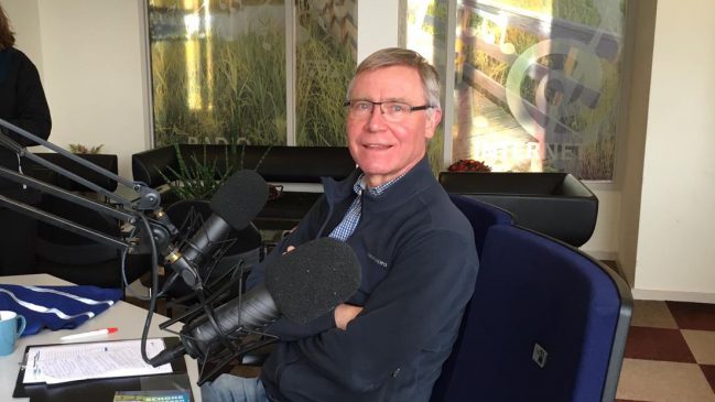 Joost Barendrecht in de studio