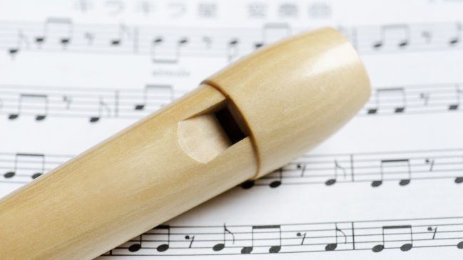 muziekles, fluit