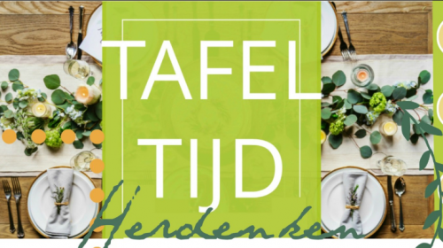 Tafeltijd in De Open Hof met als thema: Herdenken