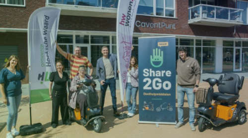 Proef met delen scootmobielen van start
