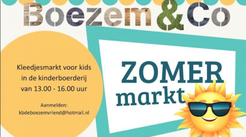 Zomermarkt Boezem&Co op woensdag 25 juni