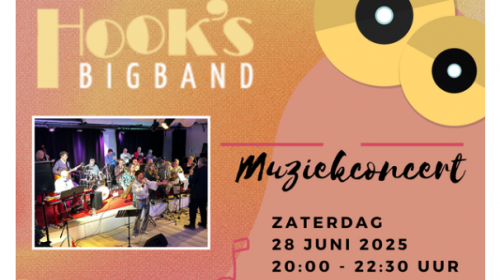 Hook’s Big band nog een keer in NumandDorpsHuis
