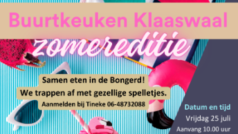 Zomerse Buurtkeuken in Klaaswaal