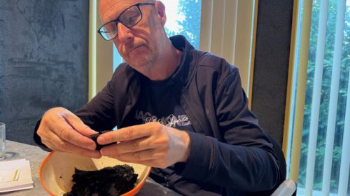 Archeoloog Jeroen Ras geeft update