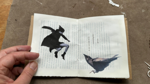 Workshop mini art-journal maken. Creatief en duurzaam met afgeschreven bibliotheekboeken