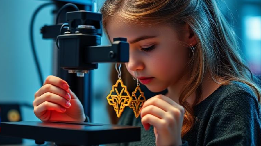 Maak je eigen 3D-sleutelhanger of oorbellen