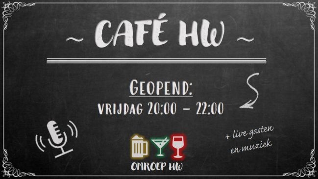 Vrijdagavond : Tijd voor Café Hoeksche Waard!