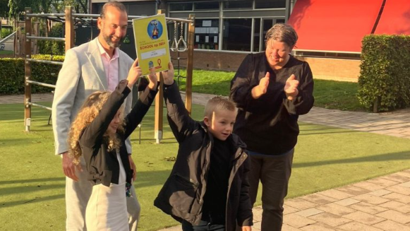 OBS Het Driespan in Puttershoek ontvangt voor de vijfde keer het SCHOOL op SEEF-label!
