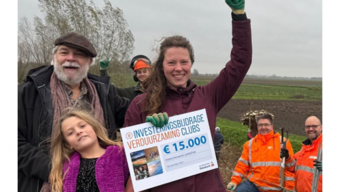 Hoekschewaards Landschap wint hoofdprijs ‘Investeringsbijdrage Verduurzaming Clubs’ van Rabobank