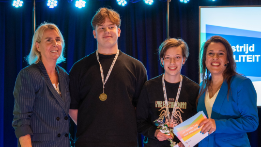 Vmbo-leerlingen van Actief College Oud-Beijerland door naar landelijke finale Skills Talents