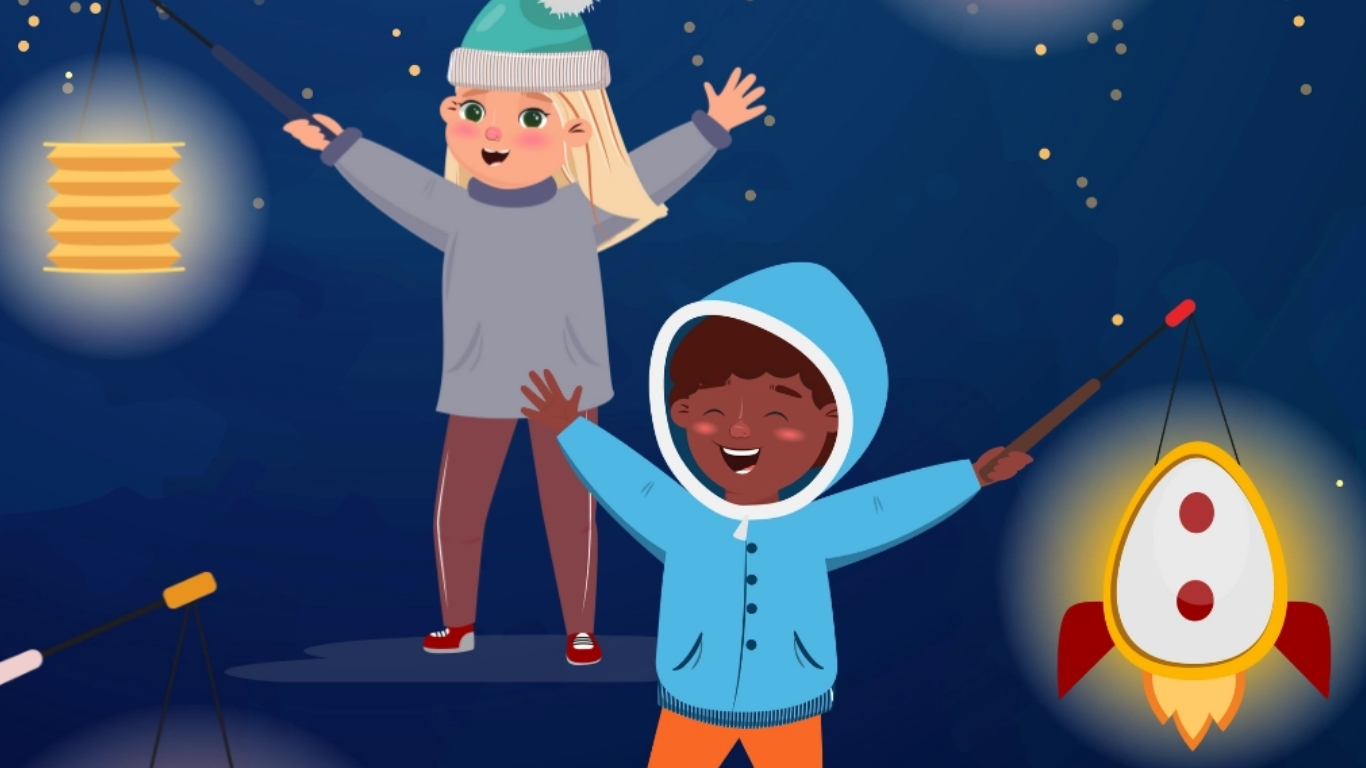 Lampionnenoptocht Oranjevereniging Oud-Beijerland