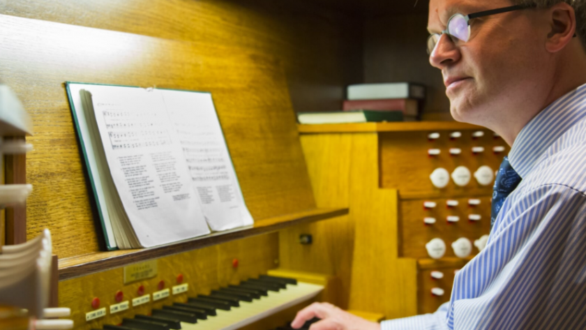 Orgelconcert door Paul Kieviet in de Laurentiuskerk, Mijnsheerenland
